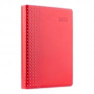 Щоденник датований червоний лінія Leo Planner Destiny A5 2021