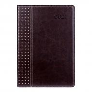 Дневник датированный коричневый линия Leo Planner Destiny A5 2021