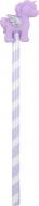 Олівець чорнографітний із гумкою Єдиноріг з крилами фіолетовий