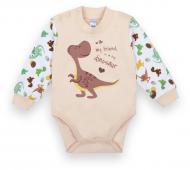 Боди для мальчика для девочки GABBI Зооленд р.74 бежевый BD-20-21-1