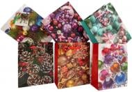 Пакет подарунковий Новорічний фотомікс 15x12x5,5 см Гулівер Країна Пакет подарунковий Новорічний фотомікс 15x12x5,5 см Гулівер Країна