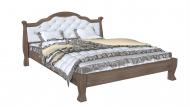Кровать DA-KAS Tracy Elegant Luxury Zeus 210 160x200 см шамони темный Кровать DA-KAS Tracy Elegant Luxury Zeus 210 160x200 см шамони темный