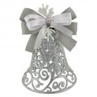 Декорація новорічна MIS LT Дзвіночок ажурний 10 см в асортименті