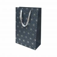 Бумага для упаковки L крафтовый 34,5х22,5х11 синий з тиснением