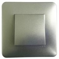 Розетка для вывода кабеля без заземления Efapel Latina IP20 алюминий 4717012 SAL