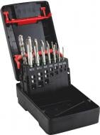 Набор сверл WURTH и метчиков машинных для сквозных отверстий по нержавеющей стали ZEBRA M3-M12 14 шт. 0655710014