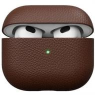 Чехол для наушников KeyBudz Artisan Series Leather Natural brown AP3_S3_NBN for Apple AirPods 3