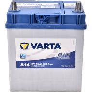 Акумулятор автомобільний Varta Blue Dynamic 40Ah 330A 12V 540126033 «+» праворуч (540126033)