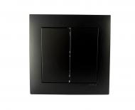 Кнопка звонка двухклавишный Efapel Logus черный 21156 TPM