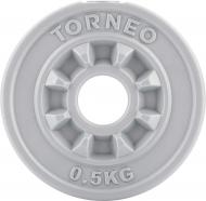 Диск Torneo для грифа 0.5 кг 1008-5 Диск Torneo для грифа 0.5 кг 1008-5