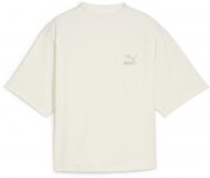 Футболка Puma CLASSICS RIBBED RELAXED MOCK NECK TEE 62426366 р.L бежевый