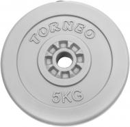 Диск Torneo для грифа 5 кг 1008-50 Диск Torneo для грифа 5 кг 1008-50