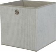 Короб для хранения LUNA HOME Comfort с люверсой светло-серый 270x270x270 мм