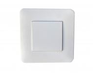 Розетка для вывода кабеля без заземления Efapel Latina IP20 белый матовый 4717012 SBM