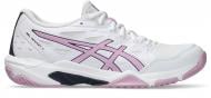 Кросівки жіночі Asics GEL-ROCKET 11 1072A093-105 р.39,5 білі із рожевим