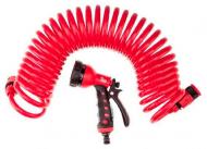 Ороситель пистолетный Top Tools со спиральным шлангом 10 м
