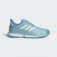 Кросівки чоловічі Adidas SoleCourt Boost M x Parley CG6339 р.41 1/3 бірюзові