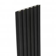 Ламель декоративная Maxstone 300x2700 мм 6L Black Matt