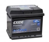 Акумулятор автомобільний EXIDE Premium 6СТ-47 Євро (EA472) 47Ah 450A 12V «+» праворуч