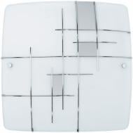 Светильник настенно-потолочный Eglo РАЯ1 2x60 Вт E27 белый с серебристым 90383