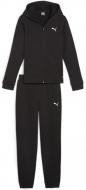 Спортивный костюм Puma HOODED SWEAT SUIT TR CL G 67358601 р.164 черный