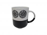 Чашка для чая Flower Black & White 340 мл M0420-2104-3 Milika