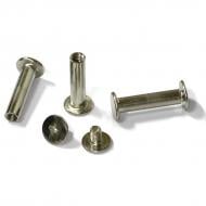 Болти для брошурування Agent металеві 20 мм срібло 100 шт.