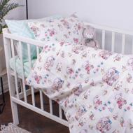 Комплект постельного белья MirSon Бязь Kids Time 18-0005 Kind Bear 110х140 см разноцветный