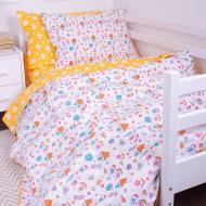 Комплект постільної білизни MirSon Бязь Kids Time 18-0002 Sweet Home 143х210 см різнокольоровий