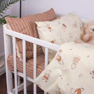 Комплект постельного белья MirSon Бязь Kids Time 18-0009 Happy Hipos 110х140 см разноцветный