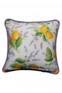 Подушка декоративная Lemons & Lavender 45x45 см белый La Nuit