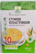 Суміш пластівців ТЕРРА 10 видів зернових швидкого приготування 600 г 600 г