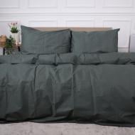 Комплект постельного белья Бязь Ranforce Elite 16-7000 Green Grey 200х220 см серо-зеленый MirSon