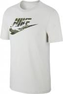 Футболка Nike M NSW TEE CAMO 2 CI1078-072 р.S белый