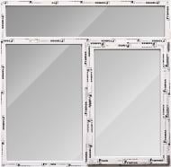Окно поворотно-откидное 1710x1740 мм правое Framex 60 мм