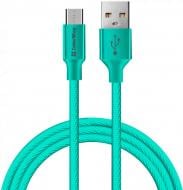 Кабель ColorWay USB - MicroUSB 2.4А 2 м мятный