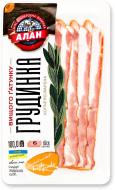Грудинка Алан в/к 100г нарезка