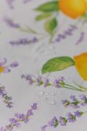 Скатерть Lemons & Lavender овальная 136x180 см La Nuit