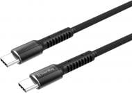 Кабель ColorWay Type-C - Type-C (PD Fast Charging) 3.0А (68W) 1 м серый