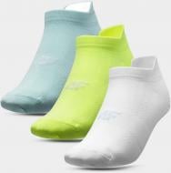 Носки 4F NOSD4-SOD213-10S+45N+47S р.35-38 белый/желтый/голубой 3 шт.