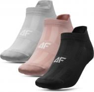 Шкарпетки 4F NOSD4-SOD213-20S+56S+28S р.39-42 чорний/рожевий/сірий 3 шт.