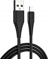 Кабель ColorWay USB - MicroUSB (PVC) 2.4А 1 м black