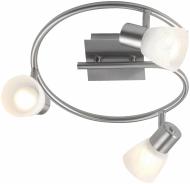 Спот Globo PARRY 3x40 Вт E14 никель 54530-3