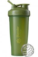 Шейкер Blender Bottle спортивный 820 мл хаки Blender Bottle Classic 28oz Moss