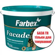 Краска акриловая Farbex фасадная база TR мат 10 л 12 кг