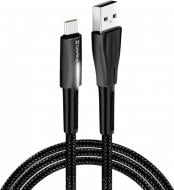 Кабель ColorWay USB - Type-C (Zinc Alloy + Led) 2.4А 1 м black