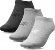 Шкарпетки 4F NOSD4-SOD302-27M+25M+24M р.39-42 сірий 3 шт.