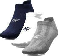Носки 4F NOSD4-SOM213-27M+10S+31S р.43-46 серый/белый/синий 3 шт.