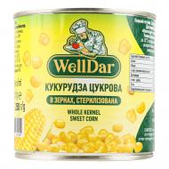 Кукуруза консервированная WellDar без ключа 425 мл/340 г