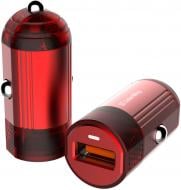 Автомобильное зарядное устройство ColorWay 1USB Quick Charge 3.0 18W (CW-CHA012Q-RD)